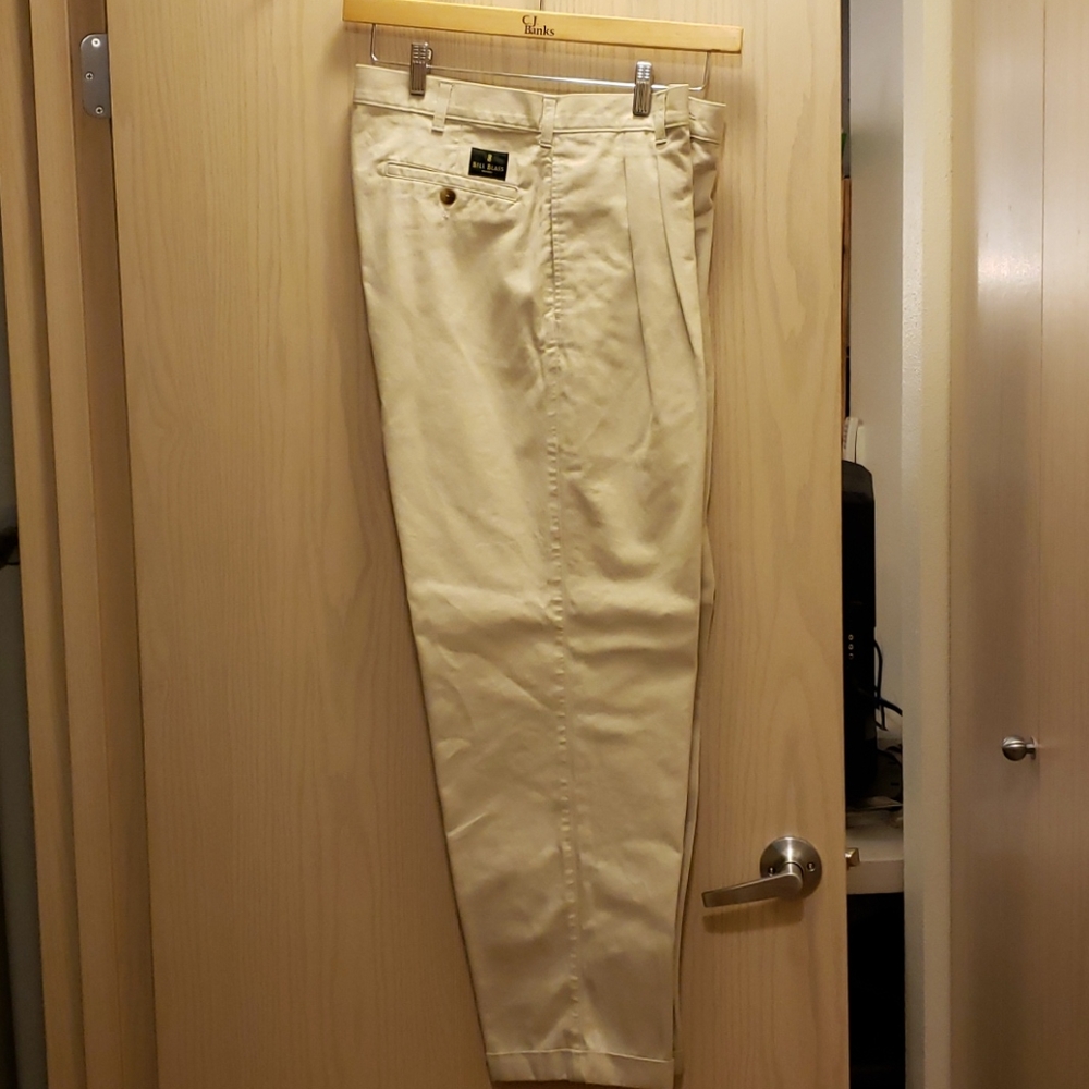 Bill Blass Long Dress Cream Pants‎ 34 X 30